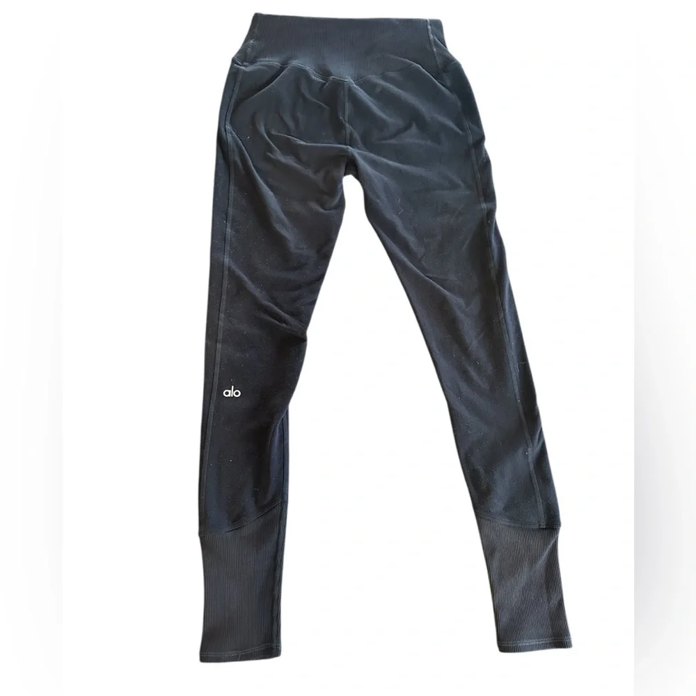 ALO Yoga Black Leggings AloSoft Size XS (see measurements)
